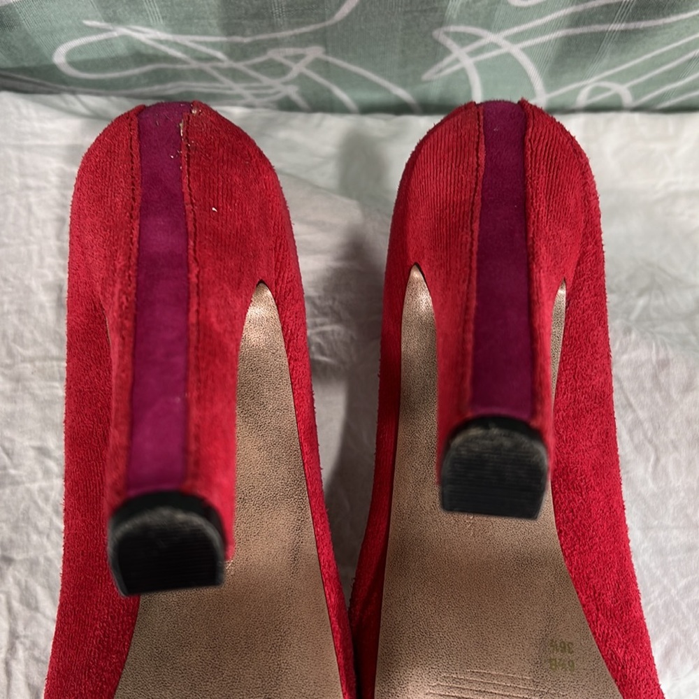 Bcbgeneration Bcbg Jodeci Raspberry Open Toe Plat… - image 6